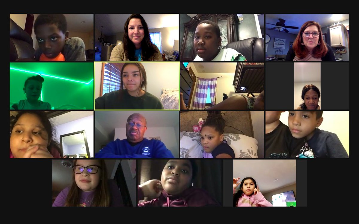 This week kicked off our SAVE "Zoom Up" sessions for the semester! Happy to see all the bright faces and our special guest Mr.Gordy! #saveprogram #zoomup