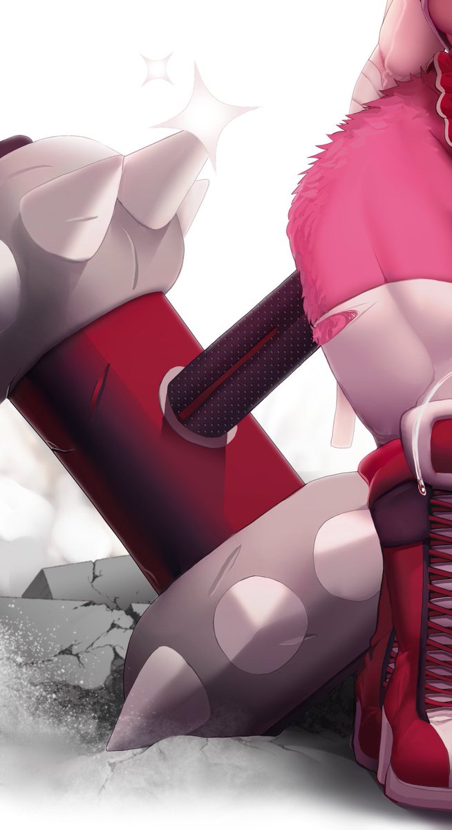 Amy isn’t known for giving people such kind opportunities as just a “fist fight”.

when she fights, she fights to WIN. 

so that hammer of hers will most definitely be coming out to play . .