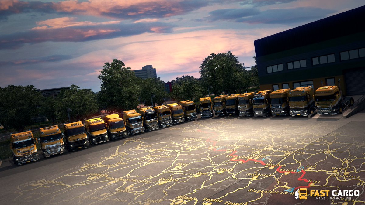 fastcargovtc's tweet photo. Woho!! Its Wednesday! Its Chat&Drive time! We had a fun drive today with many new members of #fastcargovtc!
@TruckersMP @SCSsoftware @fastcargonld https://t.co/ZimH8ClKSH