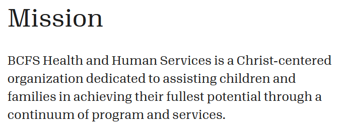 When the facility was operating under Trump's administration, it was operated by the Baptist Children and Families Services non-profit. I'm not clear on how much proselytizing they do. Obviously, I'm not totally comfortable with that.