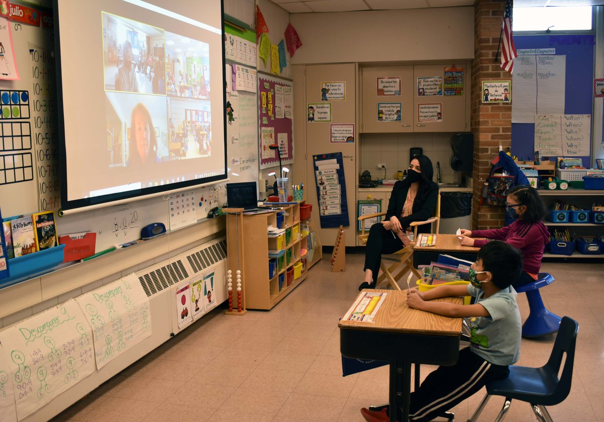 Thank you, Mrs. Shaw, for connecting Davis 1st graders with Melissa Stewart. She's written more than 180 science-themed nonfiction books for children (wow!) and was a great resource for our students to work on their non-fiction writing and research. #D303Learns <a href="/mstewartscience/">Melissa Stewart</a>
