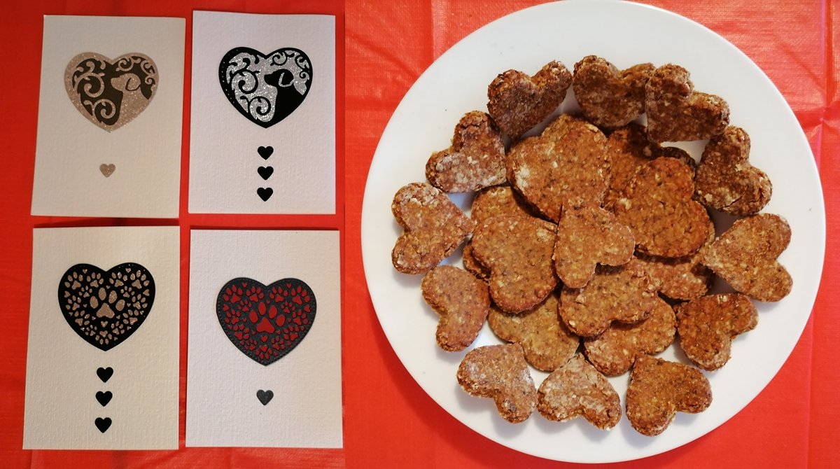 DogSittingLady's tweet photo. ❤ Valentine's Day is fast approaching ❤
🐾 Send your loved one a doggy themed hand made Valentine's card
🐾 Buy your beloved hound some scrumptious homemade dog biscuits
🐾 Order a doggy direct gift mailer for a dog you love
https://t.co/ps2juz9xzY https://t.co/aJ2EZ1BrmP