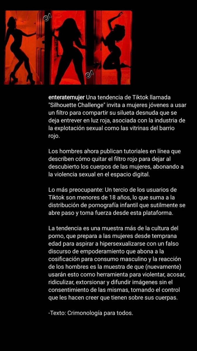 Me parece importante que leáis esto que he visto en Instagram