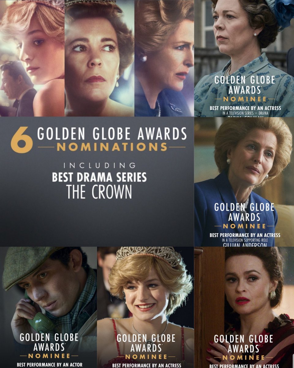 Congratulation  @TheCrownNetflix Team for the nomination to @goldenglobes
#GillianAnderson
#PeterMorgan #joshoconnor #EmmaCorrin #oliviacoleman #HelenaBonhamCarter #thecrown #PeterMorgan #GoldenGlobes @TheCrownFashion