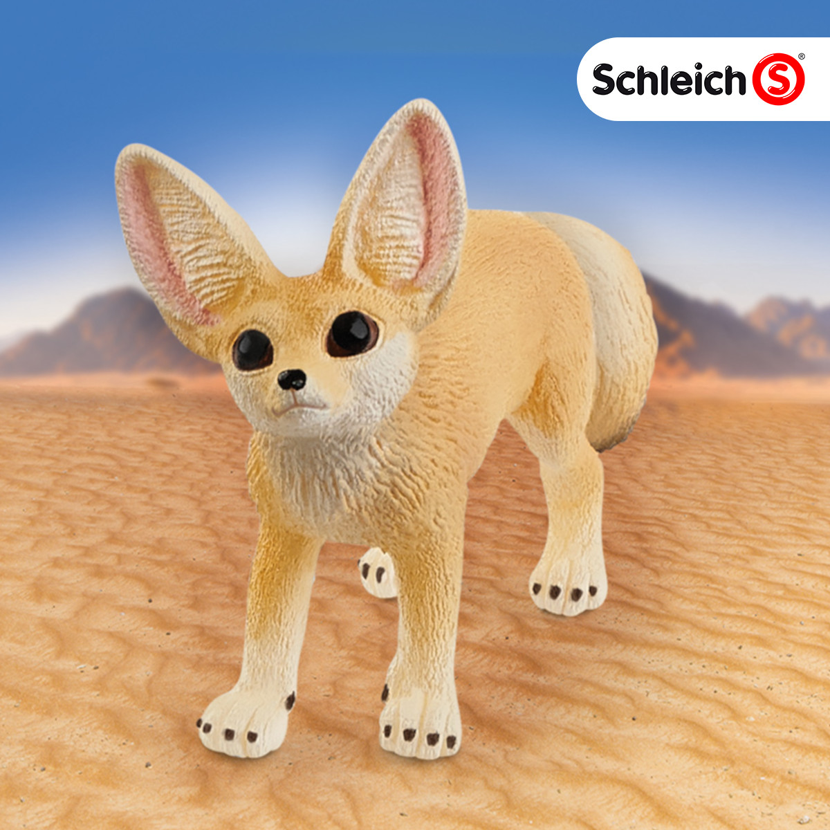 ট ইট র Schleich Japan K K フェネック はキツネの仲間 地中の動物の音を聞き取って狩りをします 大きな耳から体温を放出して 暑い砂漠に適応できるんです 3月18日新発売 シュライヒ フィギュア フェネック シュライヒ動物園 家遊び おうち