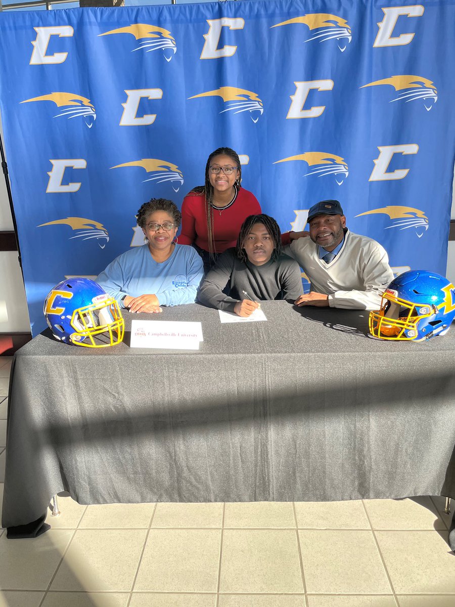 Congratulations to Tim Reed who has signed to play football with Campbellsville University! 💛🏈💙 <a href="/HoochFootball/">Chattahoochee HS Football</a> <a href="/hoochathletics/">HoochAD</a> <a href="/Cougar_Captain/">Cougar_Captain</a>