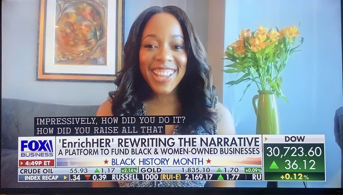 Another great interview about #EnrichHER with <a href="/DrRoshawnna/">Dr. Roshawnna Novellus (she/her)</a> on <a href="/FoxBusiness/">FOX Business</a> <a href="/AftertheBell/">After the Bell</a> 💫 will you be checking for her in the <a href="/Logitech/">Logitech</a> #DefyLogic spot on Sunday during the #BigGame 🏈?