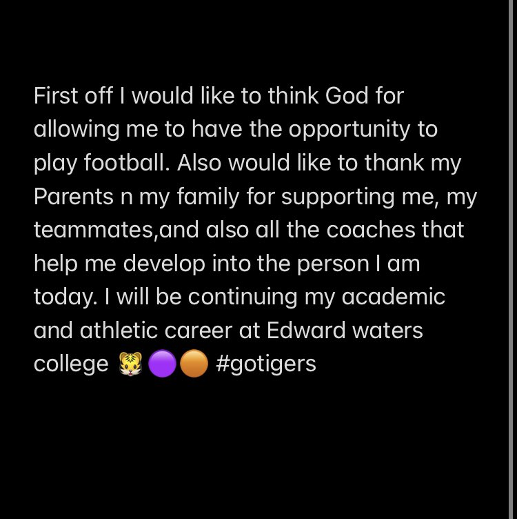 NateSpears904's tweet photo. Thankful to all the coaches who have recruited me throughout this process but I’m commited 🙏🏾 https://t.co/mm3TYIyHGq