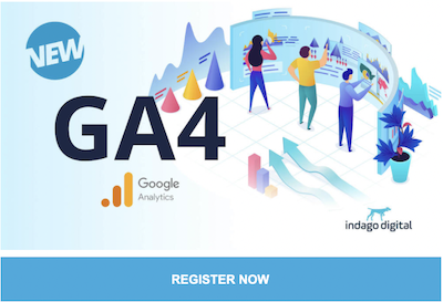 indago_digital's tweet photo. Intro to GA4: What, Why and When? Join us on Feb 16 at 11.00am for a short and sharp 20-minute webinar to discover how you can leverage this evolution in search for your brand or business. https://t.co/3cdF8nPHCu #digitalmarketing #searchmarketing #google #seo #digitalanalytics https://t.co/PuKVcscwiw
