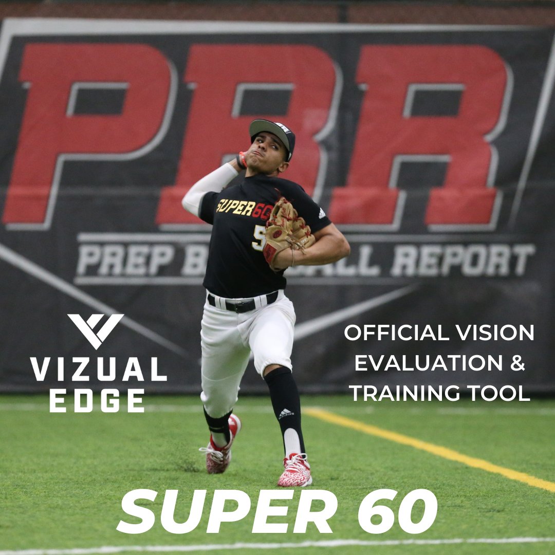 VizualEdge's tweet photo. Heading to the #Super60 this weekend? We'll see you there! All participants will be able to go through our visual skills assessment using our #EdgeTrainer. We saw some great scores last year - let's see if this group can top them! #WinningIsInSight #BeSeen #Baseball #Scouting https://t.co/SzdEcavlWa