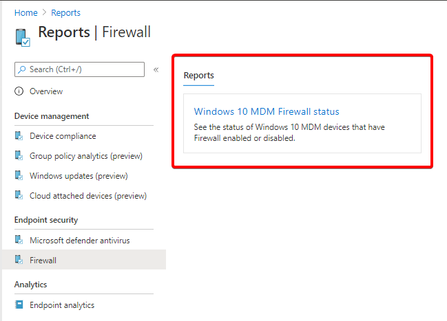 ConfigMgrDogs's tweet photo. Oh hello #MEMSecurity Windows Firewall rule reports 🔥🔥🔥
#MEMpowered https://t.co/abk0Ou9pnj