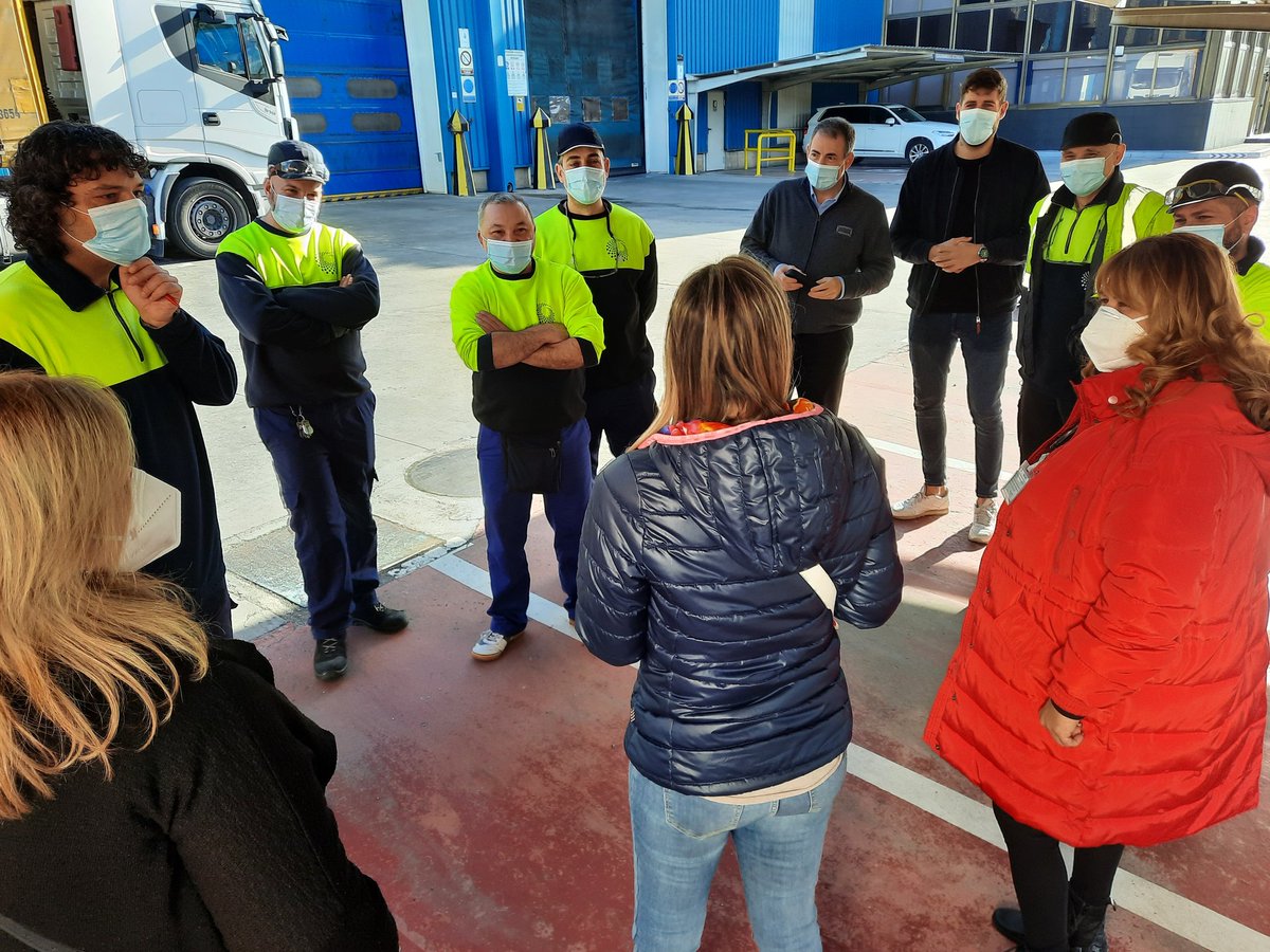 UGT FICA Baix Llobregat visita a la Sección Sindical de UGT GONVARRI.
Gracias por vuestra acogida. Sois un gran ejemplo a seguir.
#SINDICALISTAS #UGT