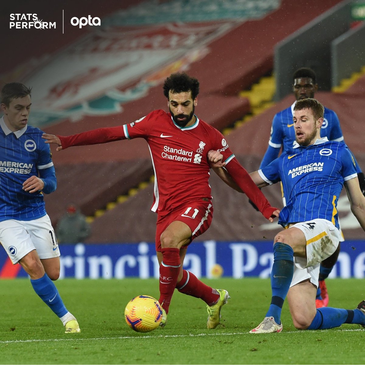 OptaJoe's tweet image. 1984 - Liverpool have failed to score in three consecutive home league games for the first time since October 1984, with the Reds’ goalless run at Anfield currently standing at 348 minutes. Bereft.