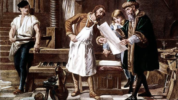 InstitutoGante's tweet photo. El 3 de febrero de 1468 muere Johannes Gutenberg, grabador e impresor alemán, creador de la imprenta, uno de los inventos que cambió el curso de la humanidad.
En 1455 inicia la edición de la Biblia, conocida como “La Biblia de Gutenberg”, con más de mil 200 páginas. https://t.co/oHz7Jr6bOj
