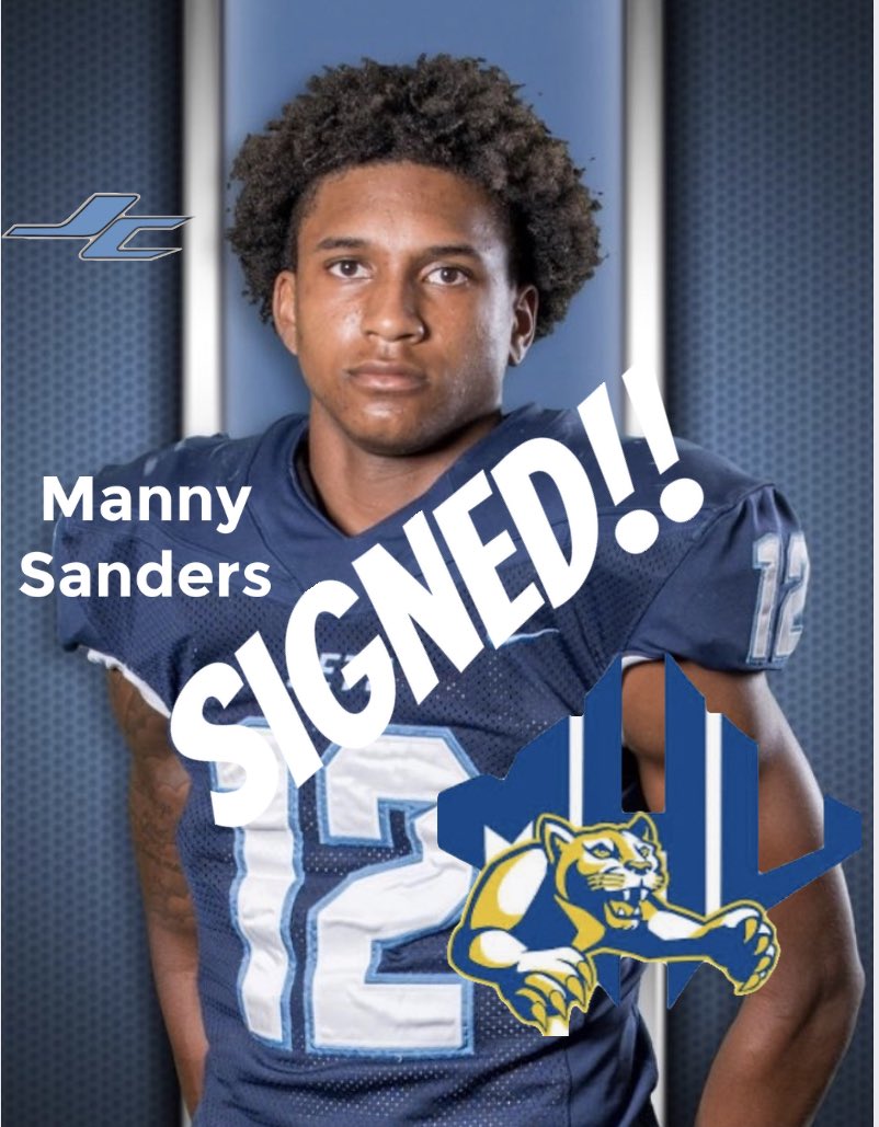 JCFB_Recruiting's tweet image. Congratulations to @MannySanders29 on signing today with @MarsHill_FB ! #NextLevelJet