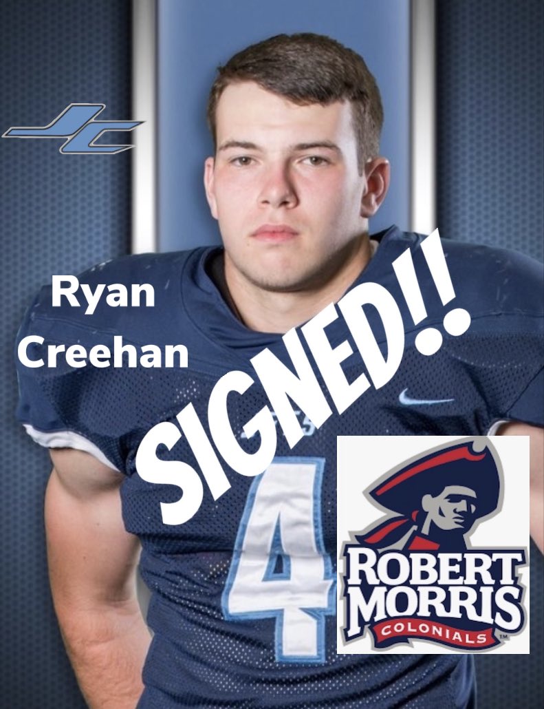JCFB_Recruiting's tweet image. Congratulations to @RyanCreehan on signing today with @RMUFootball ! #NextLevelJet