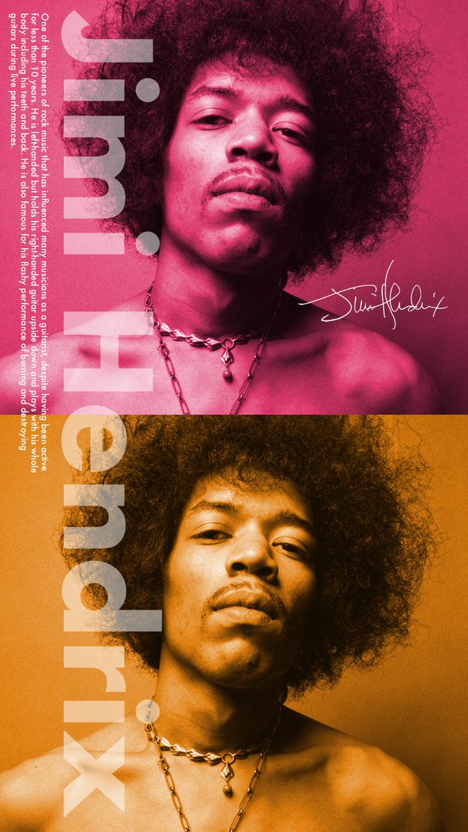 Nagu L Happy 八木亭一門 Itzy流 Sur Twitter オリジナルのロックな壁紙シリーズから ジミとジミー ジミヘンとジミー ページ Jimihendrix Jimmypage