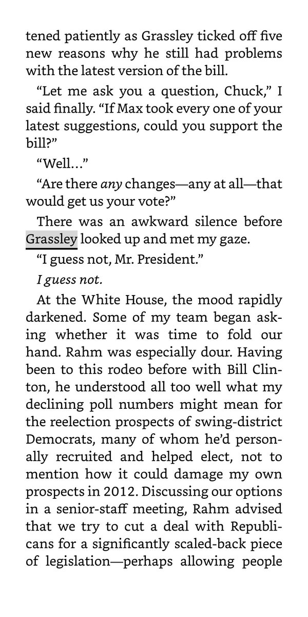 ...GOP would have tried to prune that number. It's exactly how they operate. Remember when GOP would demand $25 bn in cuts to raise the debt ceiling. And if given those cuts, still not agree and demand $45 bn. Or when Grassley pretty much admitted he would never play ball.