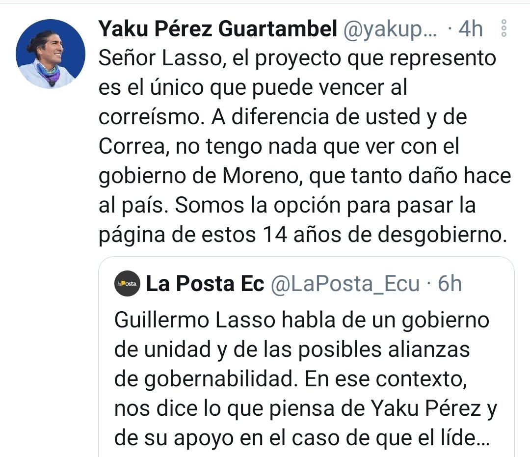 AnderssonBoscan's tweet photo. En política no se escupe una mano tendida, @yakuperezg 
La inmadurez opacó al mismo dirigente que, en 2017, dijo: "Preferible un banquero que un dictador". https://t.co/63IX8uuVR8