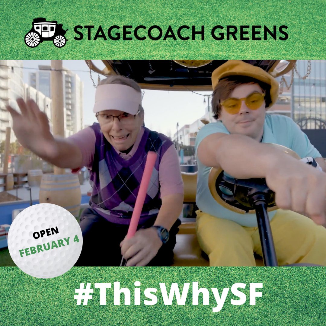 ONE MORE SLEEP! we can't wait to welcome you crazy kids back to the course! There are tee times available now for tomorrow through Sunday. Remember pre-purchased tickets with tee times and masks are required. 
#thrivecity 
#sf
#ThisWhySF 
#sanfrancisco 
#minigolf 
#maskup