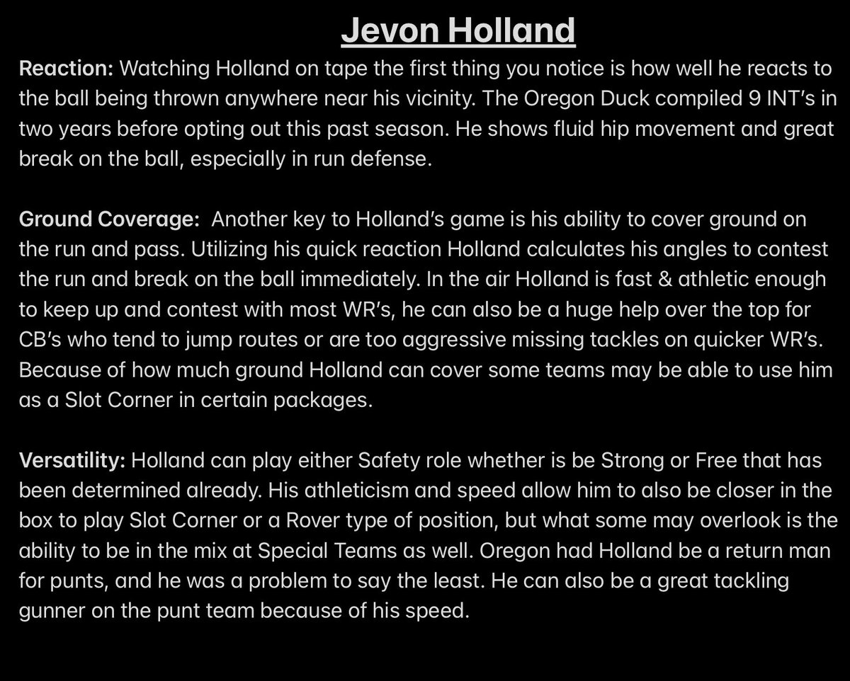 2. Jevon Holland ( @HollywoodVon)