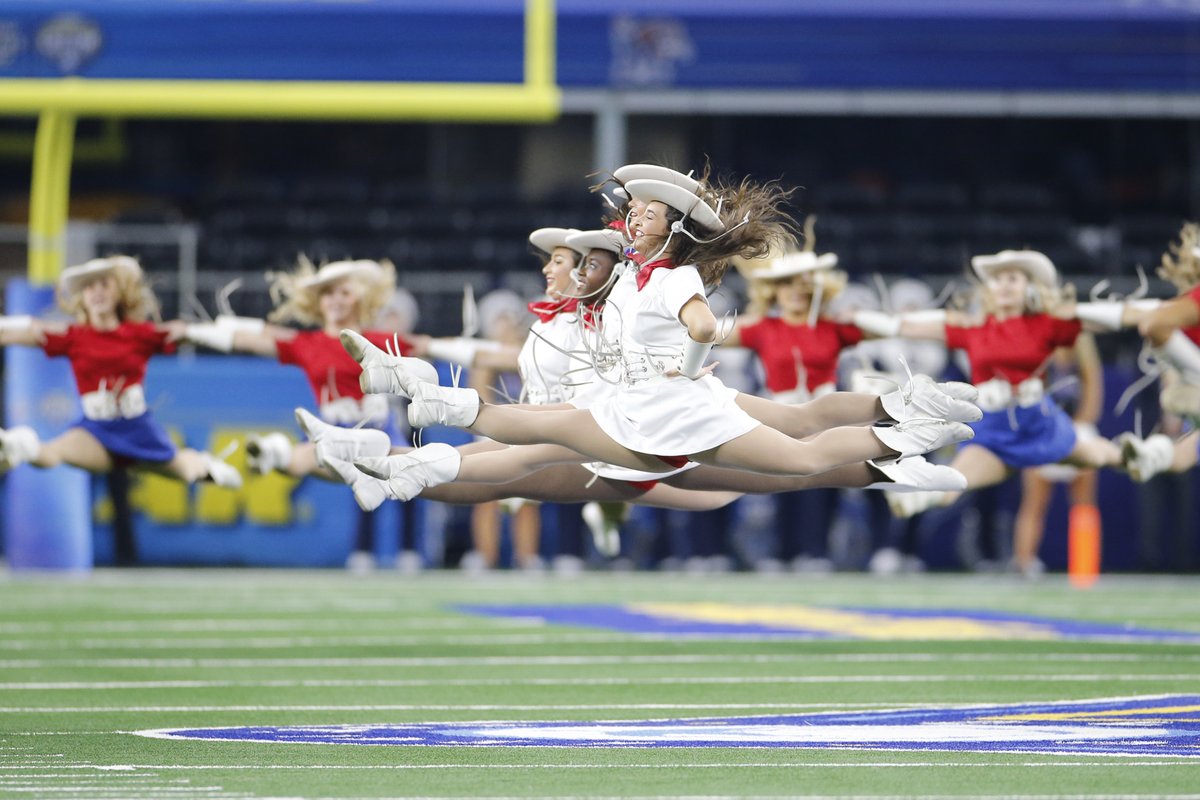 CottonBowlGame's tweet photo. Cotton Bowl Hall of Famer Gussie Nell Davis had a vision that has turned into a Classic tradition, a tradition truly #LikeNoOther. 

The @KCRangerettes have graced the field at the Cotton Bowl Classic every year since 1949.

📰: https://t.co/l7iXBYYAcz

#NGWSD | #LeadHerForward https://t.co/9iqvOyRM1t