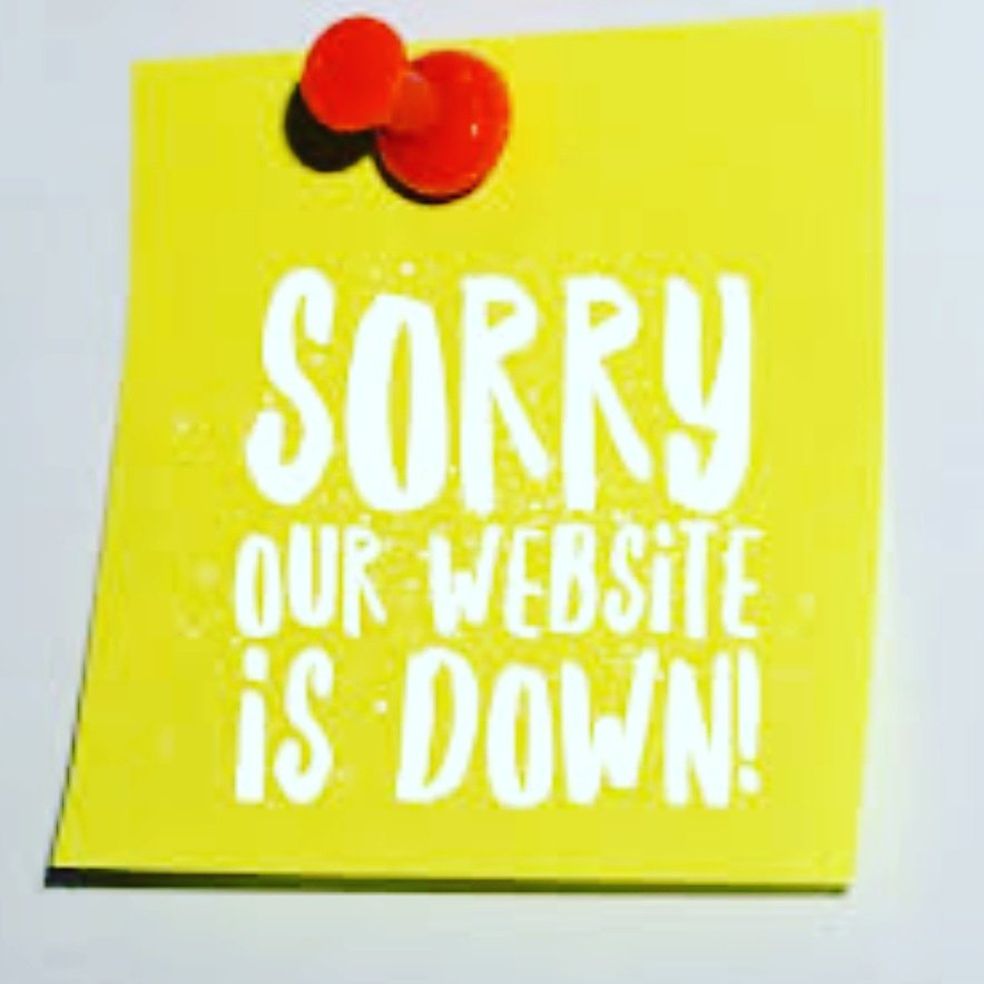 We apologize for the inconvenience. Stay tuned to our social media feeds as we will let you know when we are back up and running!