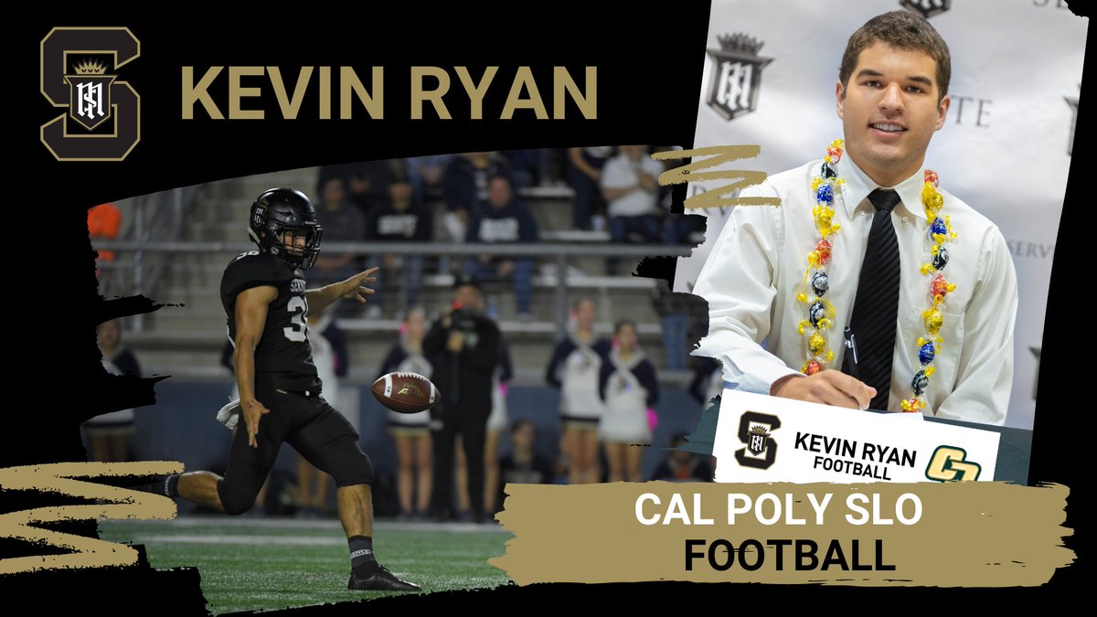 ServiteSports's tweet photo. Kevin Ryan '21 (@kevinrryan36) is headed to Cal Poly SLO to play football. Congrats Kevin! 

#Credo #ForeverAFriar #RideHigh https://t.co/symAt3MbZC