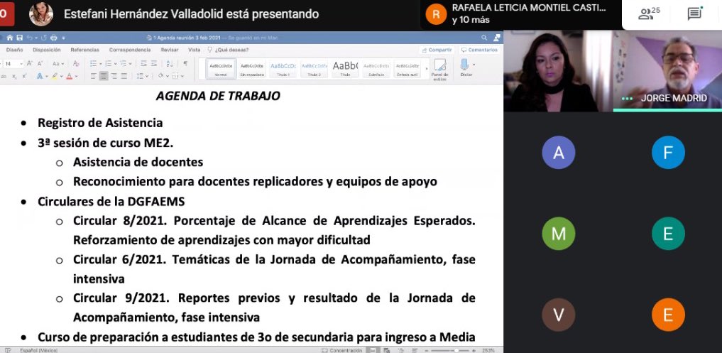 zonabg53's tweet photo. Reunión de Directivos en la @zonabg53 para dar seguimiento a la estrategia de trabajo académico que permitirá analizar, evaluar y replantear las metas establecidas para dar inicio al segundo semestre del ciclo escolar 2020-2021
@geramonro05 @israeljeronimol @NoeOrtegaCamac1 https://t.co/rMS6mU3KWP