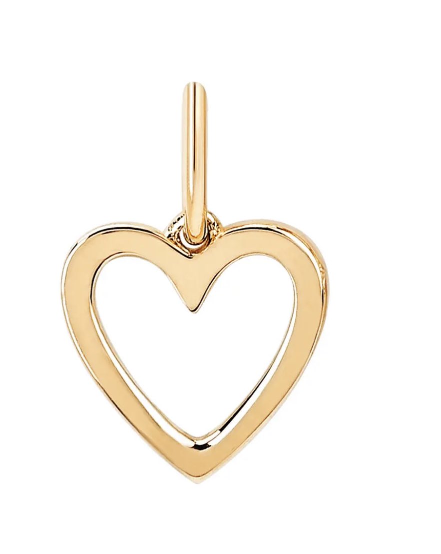 For the fine jewelry lovers, this darling open heart pendant will jazz up your look. 14k gold. $150  https://shopstyle.it/l/brp4X&nbsp;
