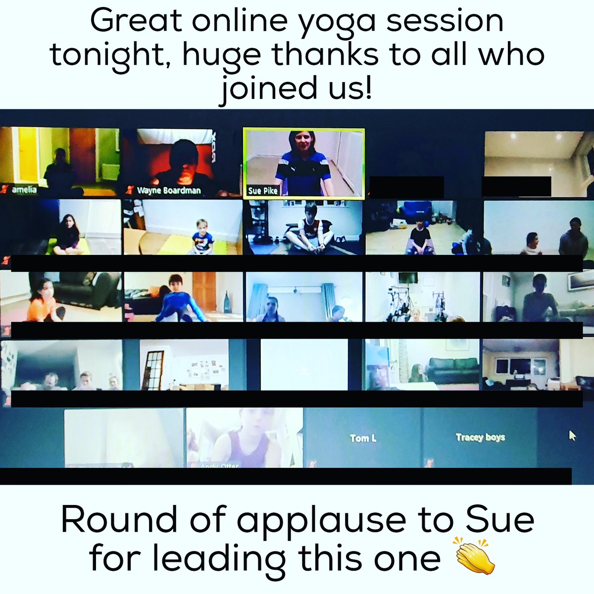 Who knew Zoom yoga could be so much fun? #ChildrensMentalHealthWeek