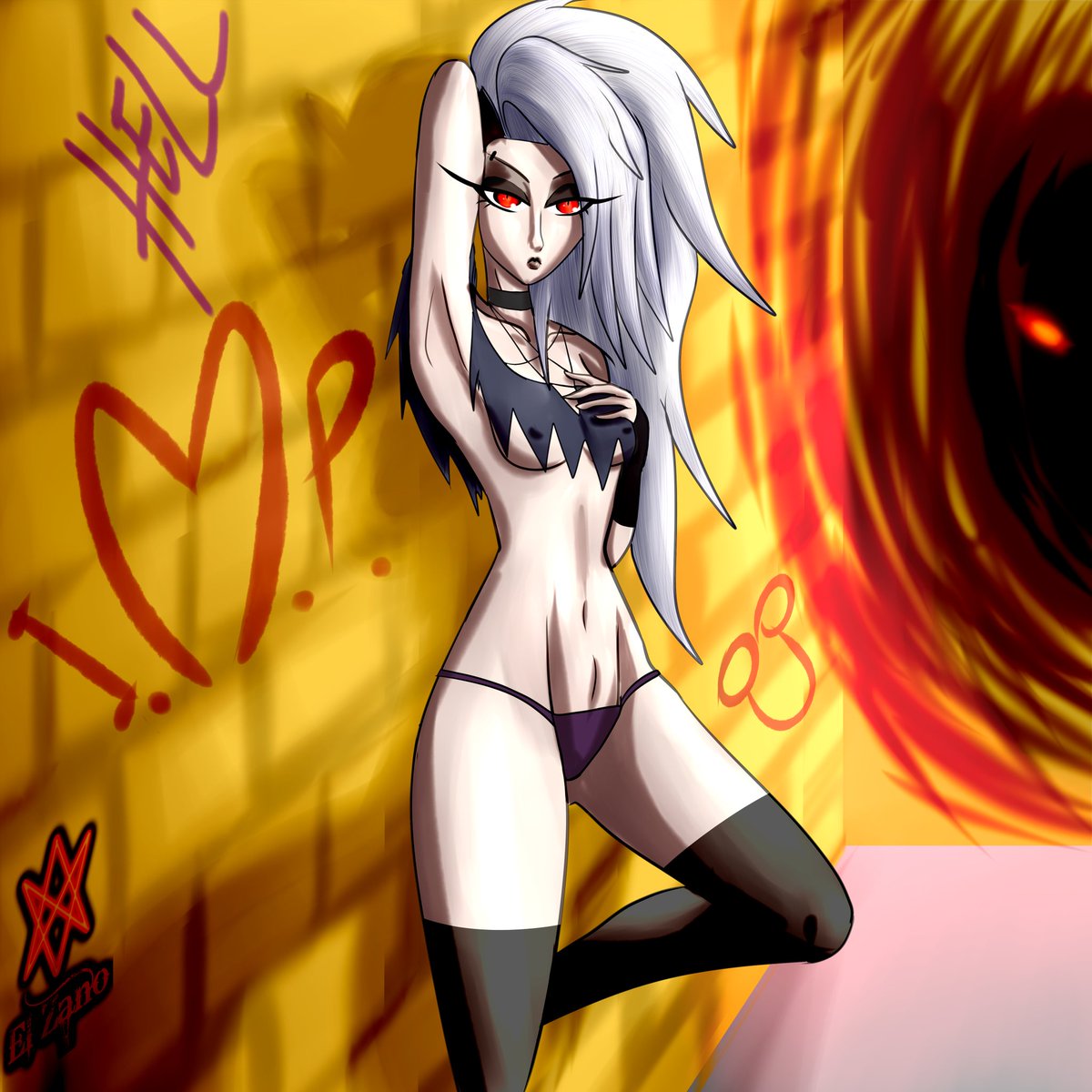 Critico_inZano's tweet photo. I just loved how Human Loona looks, so I hace to draw her... But there's a lot of people that like her in her "other" form... So there you have

#loona #loonafanart #humanloona  #sexy #ecchi #hentai #goth #bigbootygothgf #sexygoth #fanart https://t.co/SfMsKrpJaF