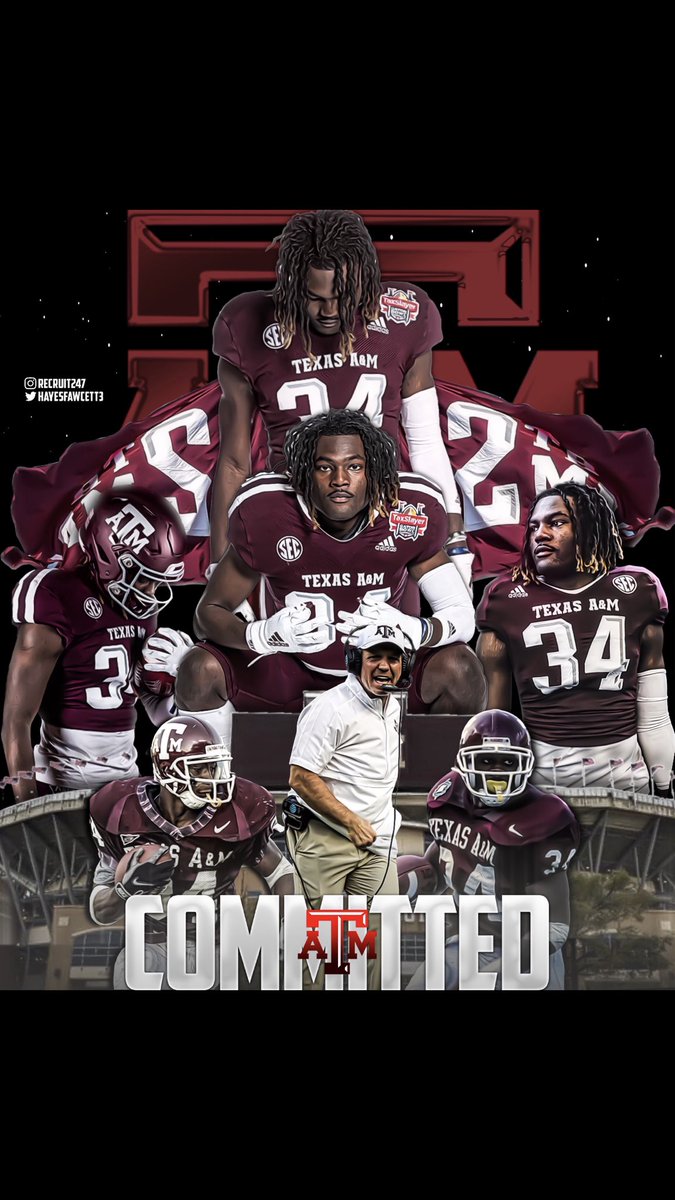 COMMITTED! GIG'EM! #blessed