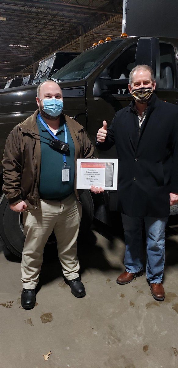 Proud to recognize Ben on his 15 years with us. We are fortunate to have you Ben. Thank you for what you do every day. His preload rocks by the way!