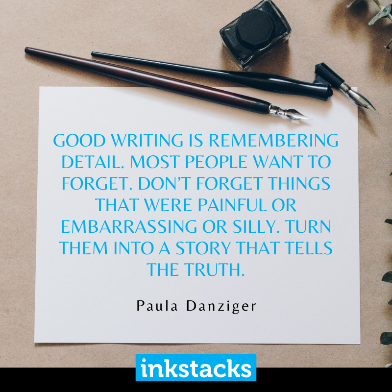 Inkstacks1's tweet image. Turn details into a #story hard to forget, a story so real, embarrassing, personal, that it stays with your readers even after they finish your book! ✨

#storyplot #storydetails #inkstacks #writingtips