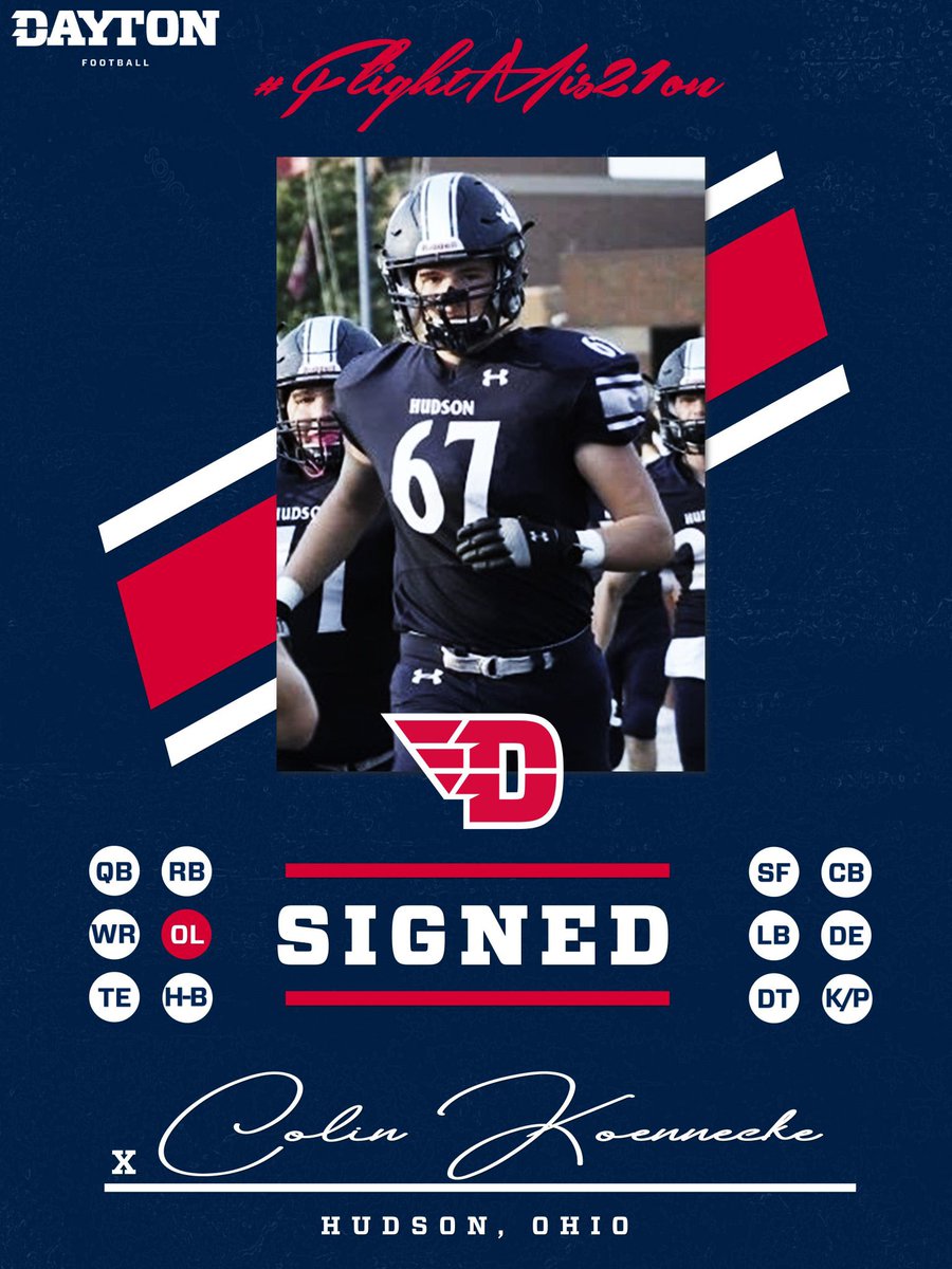 It’s official! <a href="/DaytonFootball/">Dayton Football</a>