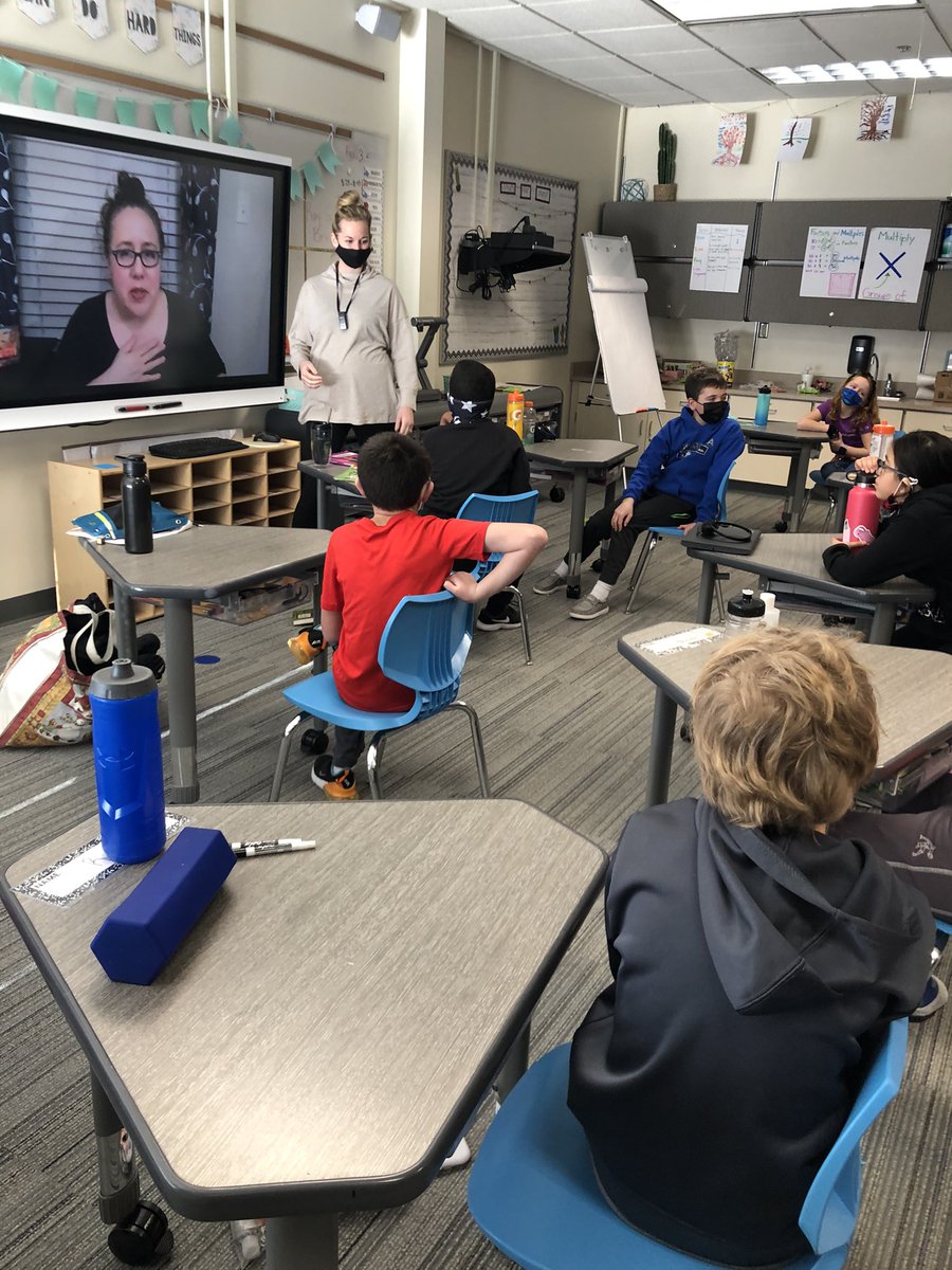 LibbyZeman's tweet photo. We kicked off a writing unit in 4A today! I can’t wait to hear about the ideas they came up with @chelsea_roekel. #owatonnaproud https://t.co/3EPyVhMMAY