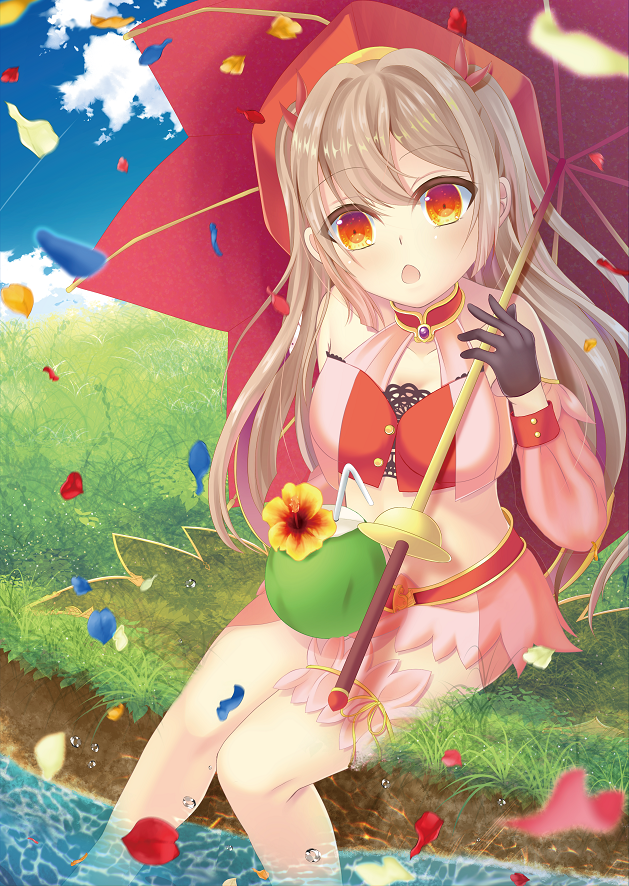 #ツーサイドアップの日
こんなのディプラデニアちゃんのためのタグ
みたいなもんじゃないですか!!!
人気投票イベ支援再掲です!
#フラワーナイトガール 
#フラワーナイトガールイラスト 
#花騎士
#千の羽のフラスベルグ 