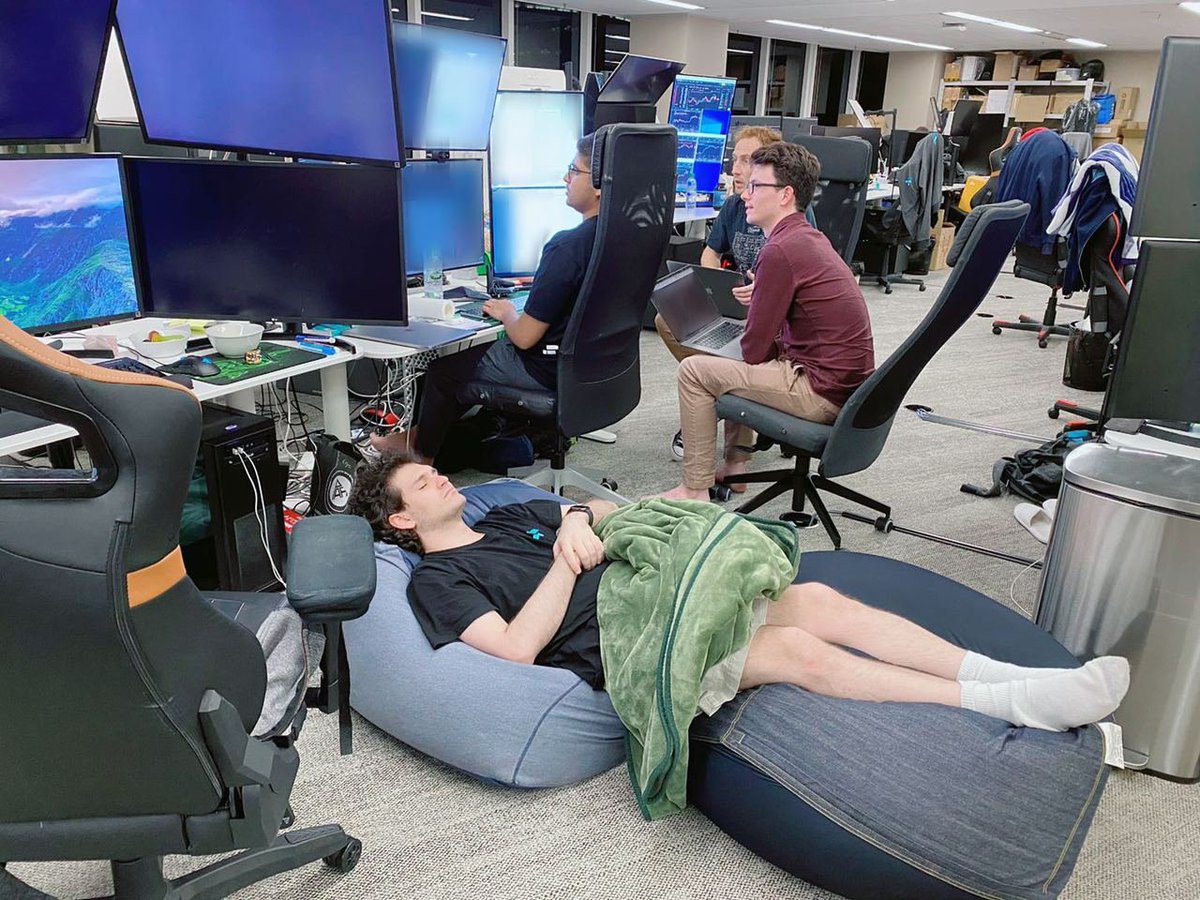 7) I'm (in)famous for playing League of Legends while on phone calls.I'll also try to avoid restarting my RAM if possible.One side advantage of the bean bags: if I sleep in the office, my mind stays in work mode, and I don't have to reload everything the next day.