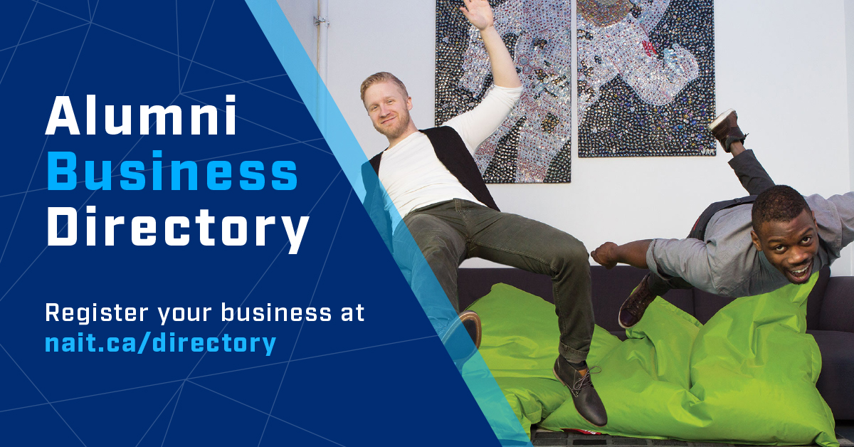 Shop local and support #NAIT alumni-owned businesses! Check out our business directory or register your own to be featured. nait.li/3c84xNo #shoplocal