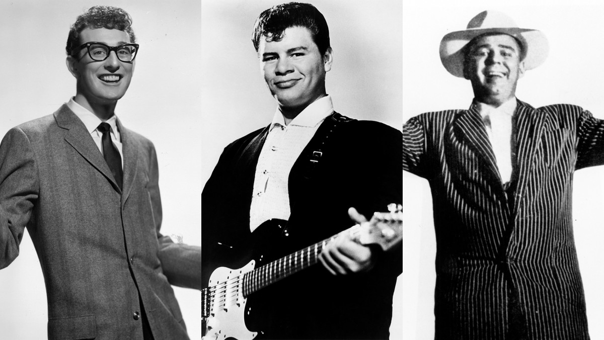 JoePSterling's tweet photo. Been thinking of these incredible rock and roll legends today, the amazing Buddy Holly, Ritchie Valens and JP Richardson 'The Big Bopper'. #Rockandroll #PeggySue #LaBamba #ChantillyLace https://t.co/vwlXtbK9nI