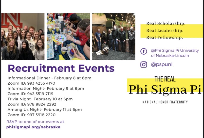 Time for recruitment! 🖤 Come join us at an event and check out PSP and apply! 

Application link: docs.google.com/forms/d/e/1FAI…