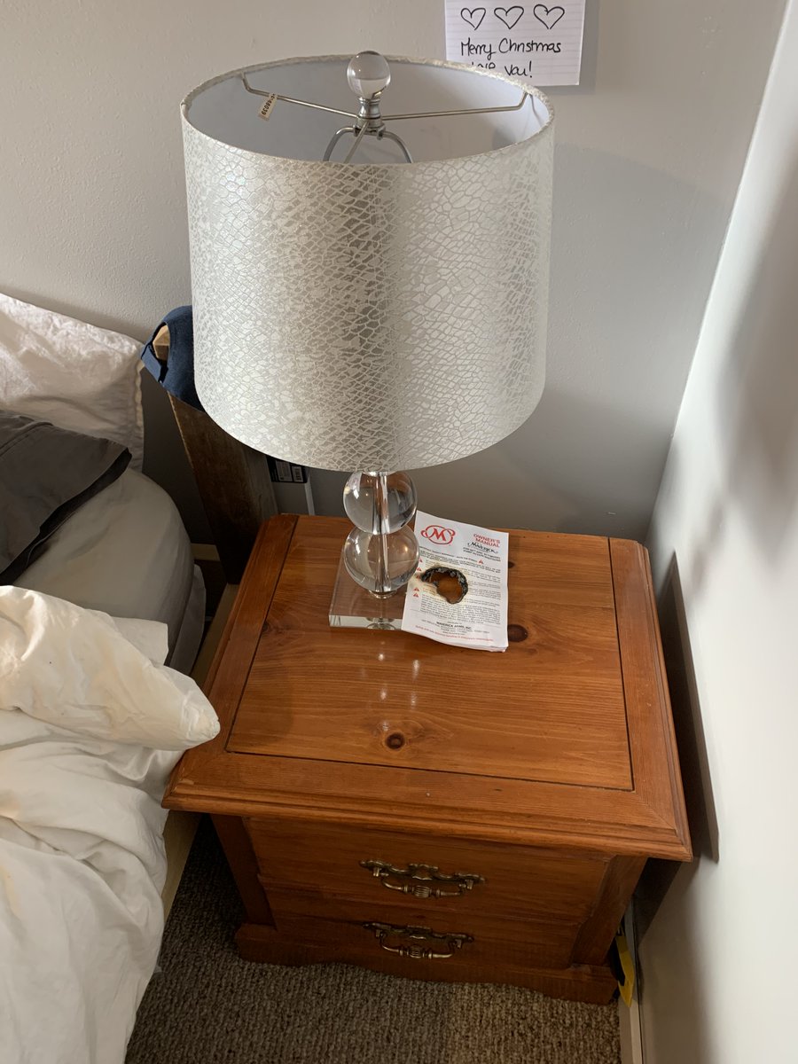 Technically, there did not appear to be anything wrong or malfunctioning with the lamp. The cause apparently had nothing to do with electricity. The homeowner had placed the lamp on a bedside table, near a south-facing window, with the owner's manual placed beside it...
