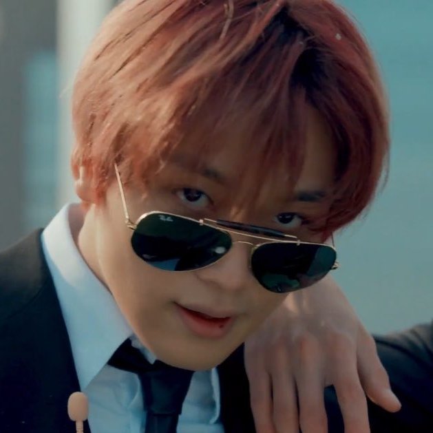 haechan wearing glasses ; a thread