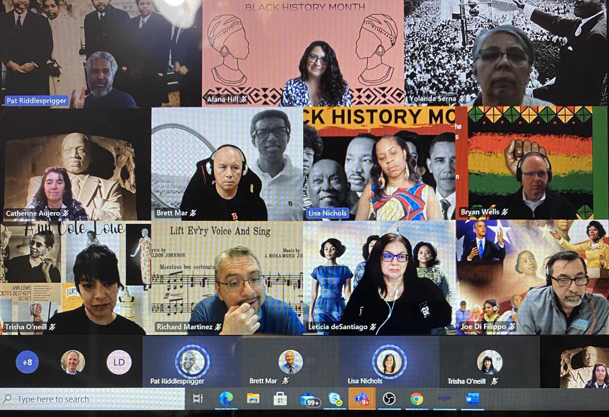 I love seeing all of the different ⁦<a href="/fresnounified/">Fresno Unified</a>⁩  Teams backgrounds celebrating Black History! #FresnoGoal2