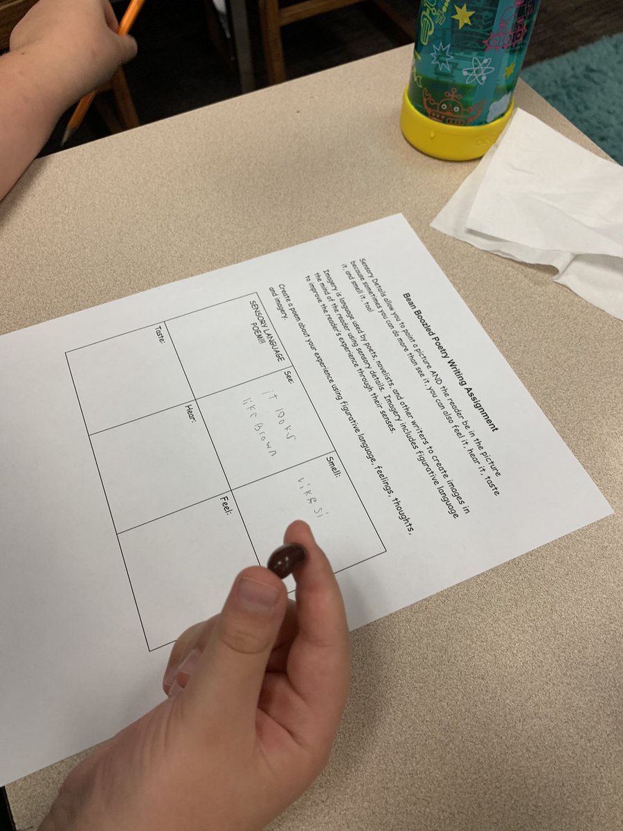 MsKirstenBoston's tweet image. My thirdies were Beanboozled with sensory language last week! Not only were their reactions to the strange flavor jelly beans funny, but we were fully engaged in sensory language! @GwenL98 @HumbleISD_HE #learningisdoing #beanboozled