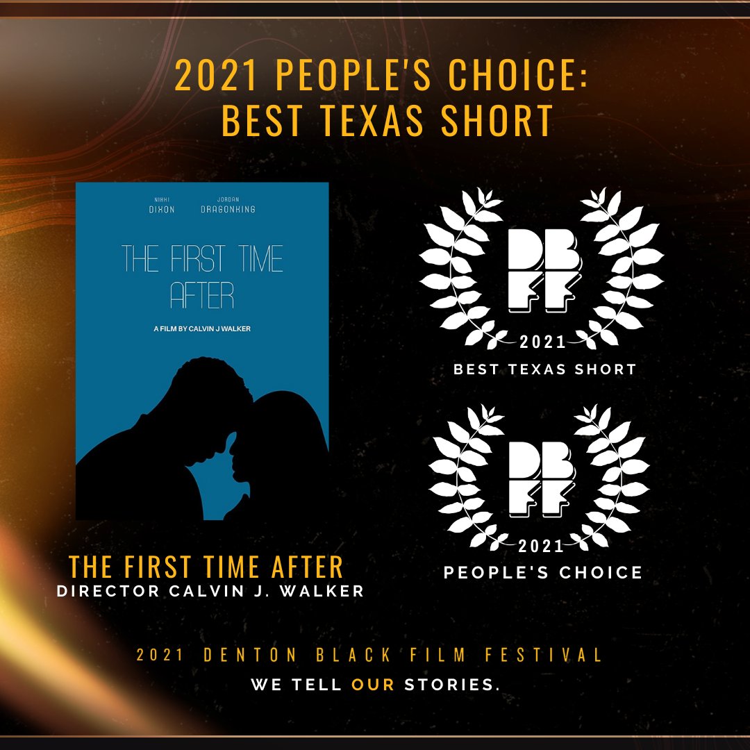 DentonBFF's tweet photo. We can all agree on these two winners! Congrats to directors Calvin J Walker & Stanley Turner #DBFF21 https://t.co/i4dBU9GC7O