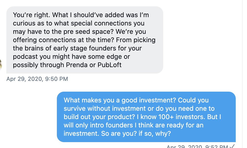 He kept it going. Not a great ask, but it was an ask to keep the convo going and it wasn't a novel. I was hanging my a thread but i was intrigued. he was clearly smart. Maybe too smart for his own good. I was down to see where this could lead. So i threw him another Q.