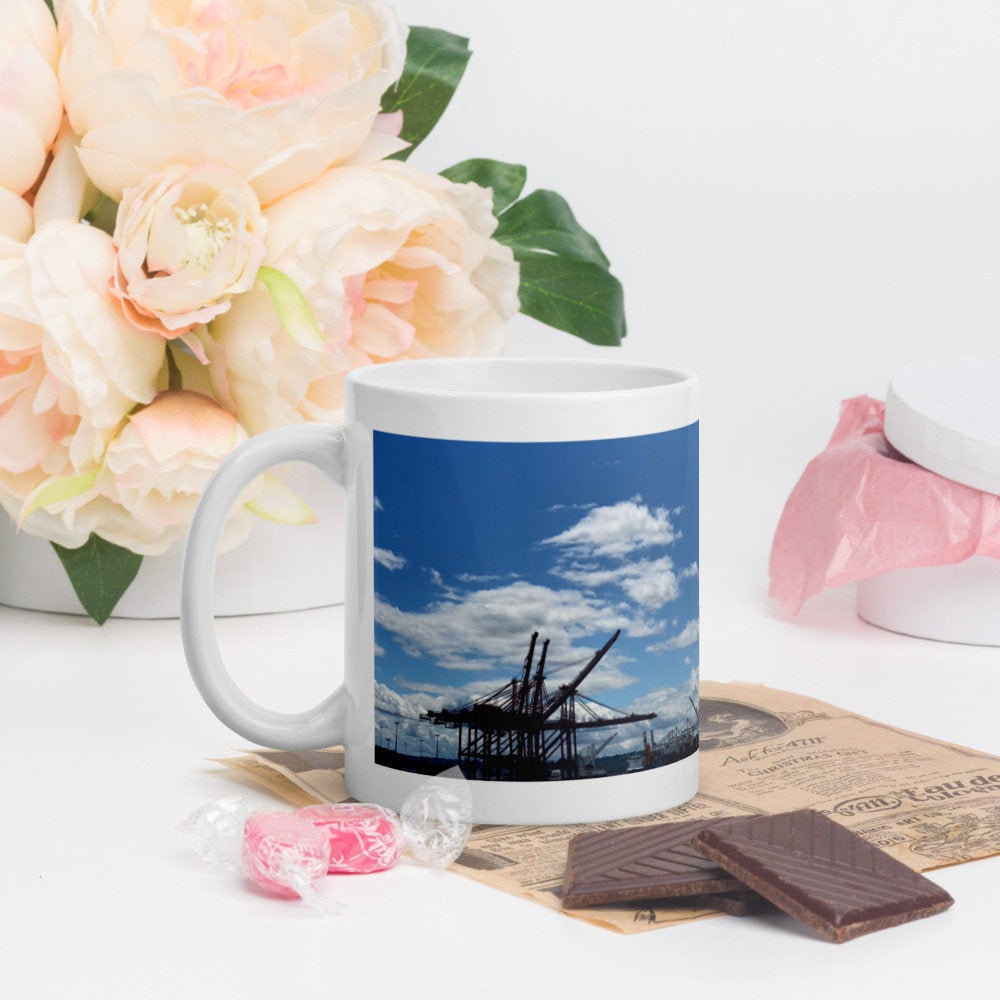 Excited to share the latest addition to my #etsy shop: Industrial Seattle Mug etsy.me/39LMDhZ #ceramic #printedmug #11ouncemug #15ouncemug #whitemug #mugs #seattlecoffeemug #seattlemugs #coffeelovers