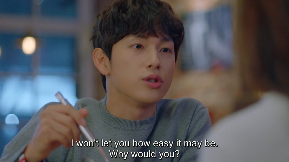 She can apologize for the sake of harmony. That's another downside to her personality that Seongyeom sees.